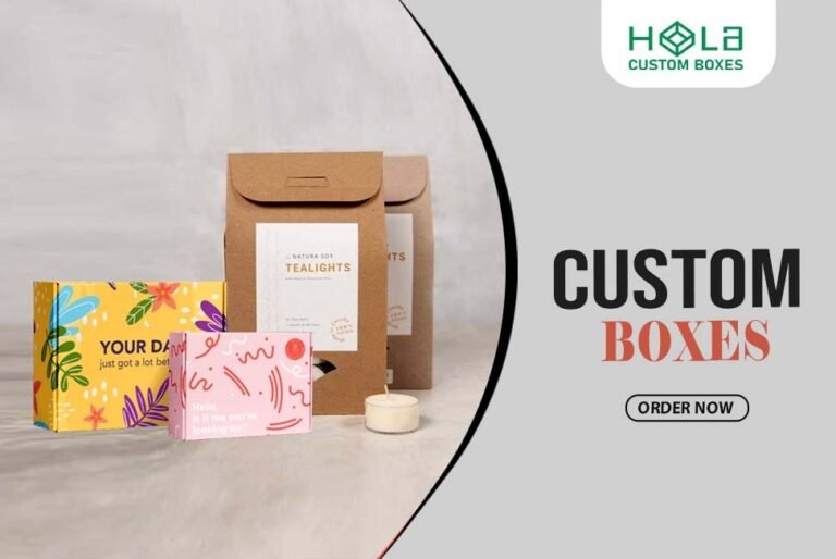 Printed Custom Cardboard Display Boxes with Branding, CMYK & Finishing Options